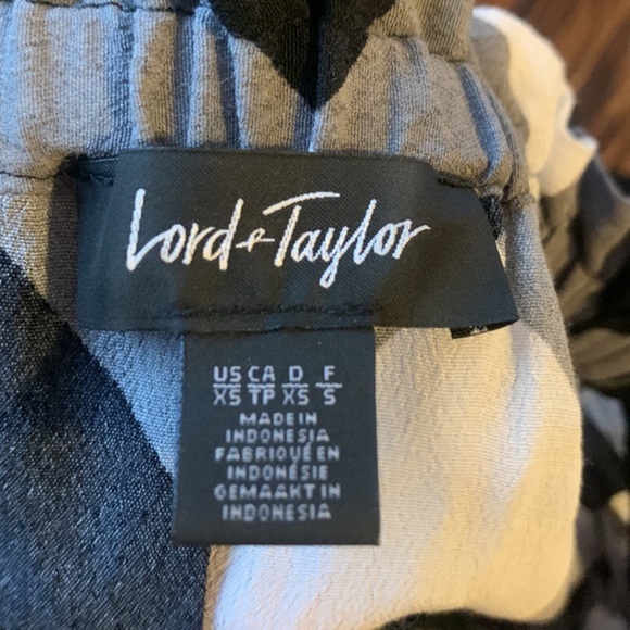 Lord & Taylor Black & White Checkered Tank Top - Picture 5 of 6